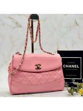 Chanel Quilted Turnlock Shoulder Bag